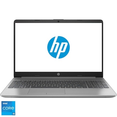 Laptop HP 250 G8 cu procesor Intel Core i5-1135G7 pana la 4.20GHz, 15.6", Full HD, 16GB DDR4, 512GB SSD, Intel® Iris Xe Graphics, Free DOS,Silver