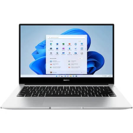 Huawei MateBook D14, Laptop ultraportabil 14", i3, 8 GB RAM, 256GB, Windows 11 Home, Silver