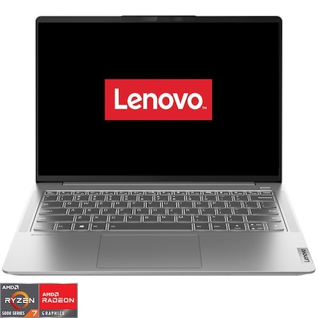 Laptop ultraportabil Lenovo IdeaPad 5 Pro 14ACN6 cu procesor AMD Ryzen™ 7 5800U, 14", 2.8K, 90Hz, 16GB, 1TB SSD, AMD Radeon Graphics, No OS, Cloud Grey