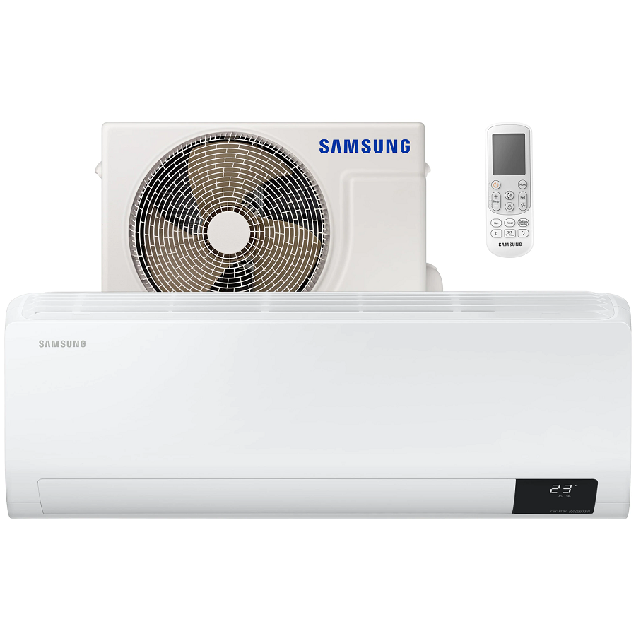 Aparat de aer conditionat Samsung Luzon 9000 BTU, Clasa A++/A+, Fast cooling, Mod Eco, AR09TXHZAWKNEU/XEU, Alb
