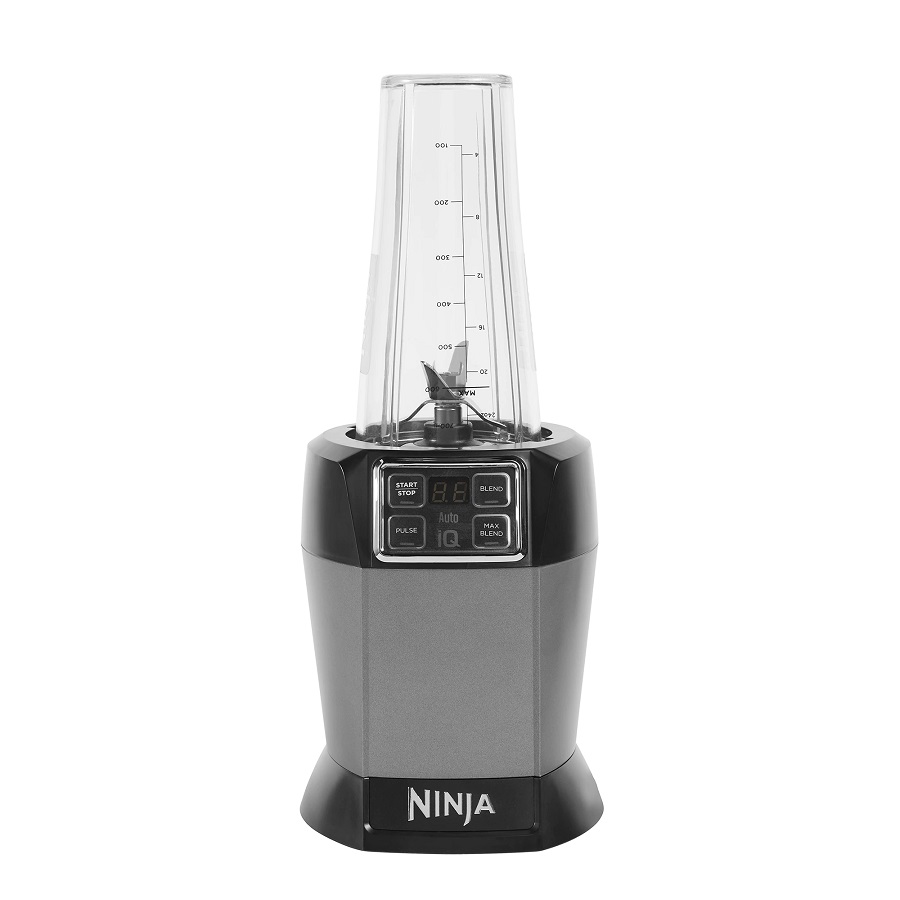 Ninja BN495EU, Blender, 1000W, 700ml, Auto-iQ Technology, Ninja Blade Technology, Gri-Negru