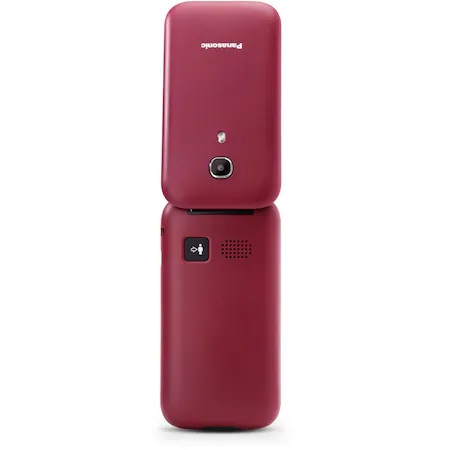 Panasonic KX-TU400EXR, Telefon pentru seniori, Single SIM, 1GB RAM, Rosu