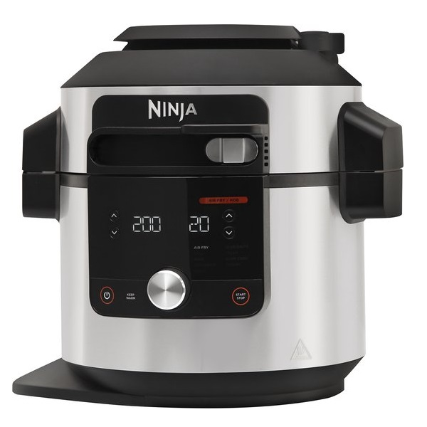 Ninja OL650EU, Multicooker 12 in 1, 1760W, 7.5l, 12 programe de gatit si 3 moduri de functionare, Negru
