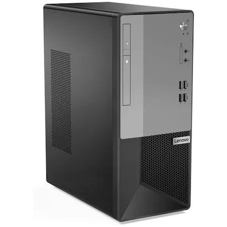 Sistem Desktop PC Lenovo V55t Gen 2-13ACN cu procesor AMD Ryzen 3 5300G pana la 4.20 GHz, 8GB DDR4, 256GB SSD, AMD Radeon Graphics, No OS
