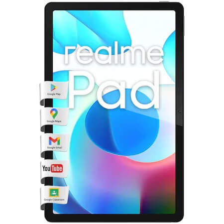 Realme Pad, Tableta 10.4", 4GB RAM, 64GB RAM, WiFi, Grey