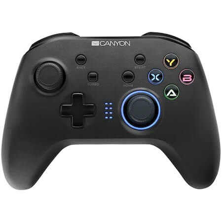 Controller Canyon GP-W3, Wireless, senzor 6 axe, Switch, Android, Windows, PS3, Negru