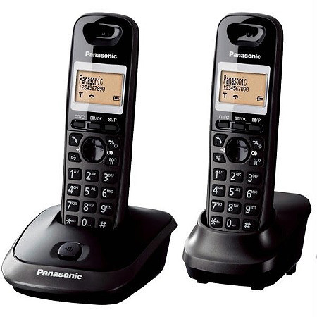 Panasonic Telefon DECT KX-TG2512FXT Caller ID dublu negru