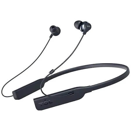 TCL ELIT200NCBL-EU, Casti Bluetooth in-ear cu banda pentru gat si microfon, Noise Cancelling, Midnight Blue