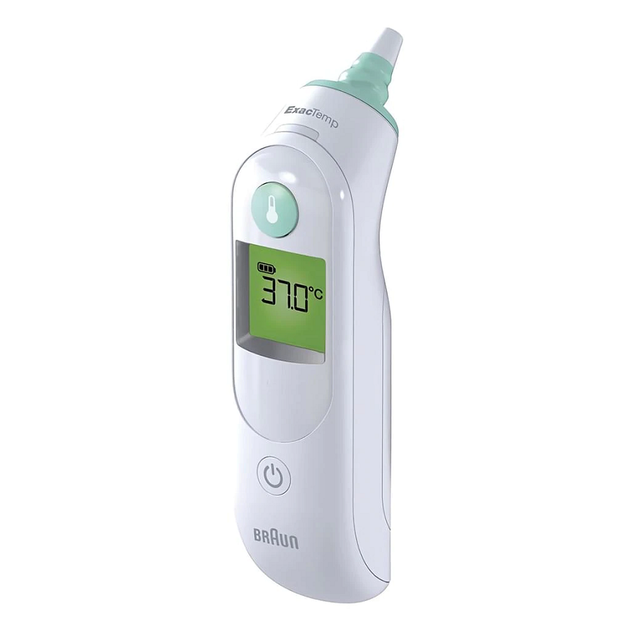 Braun  IRT 6515 Thermoscan 6, Termometru pentru bebelusi, LCD, Alb