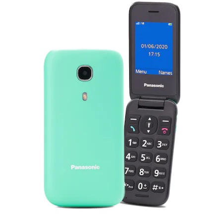 Panasonic KX-TU400EXC, Telefon pentru seniori, Single SIM, 1GB RAM, Verde