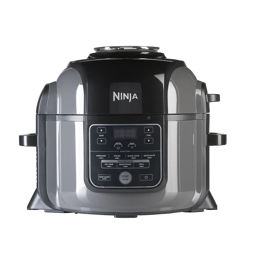 Ninja OP300EU, Multicooker, 1460W, 6l, functie Slow Cook, 7 moduri de gatire, Gri-Negru