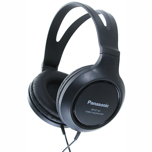 Panasonic RP-HT161E-K casti audio cu banda, Negru